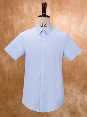 MTG-333蓝条男短袖衬衫